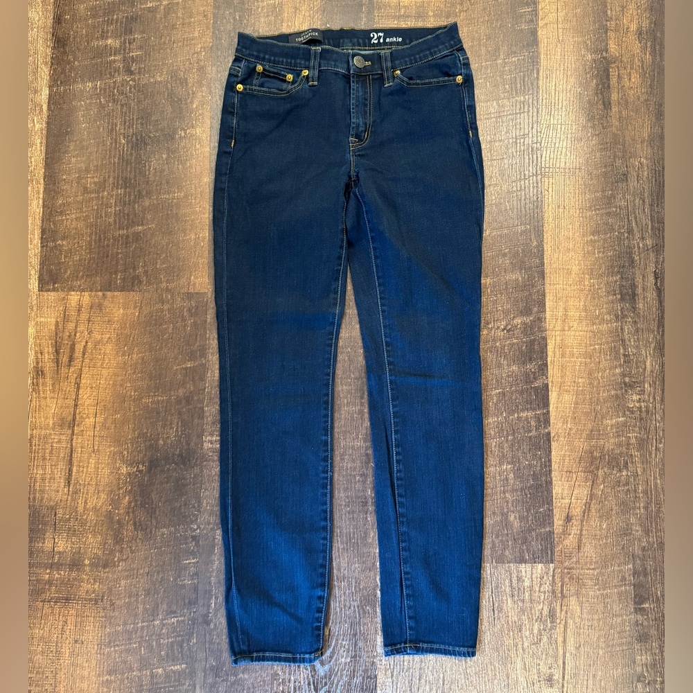 J. Crew toothpick ankle skinny denim